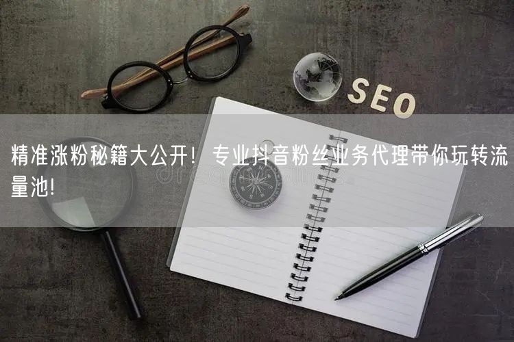精准涨粉秘籍大公开！专业抖音粉丝业务代理带你玩转流量池!
