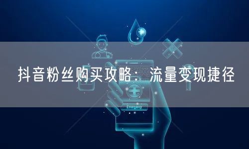 抖音粉丝购买攻略：流量变现捷径