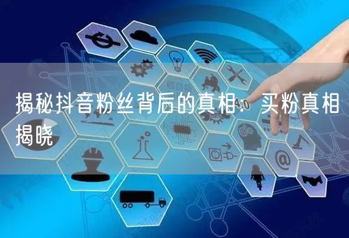 揭秘抖音粉丝背后的真相：买粉真相揭晓