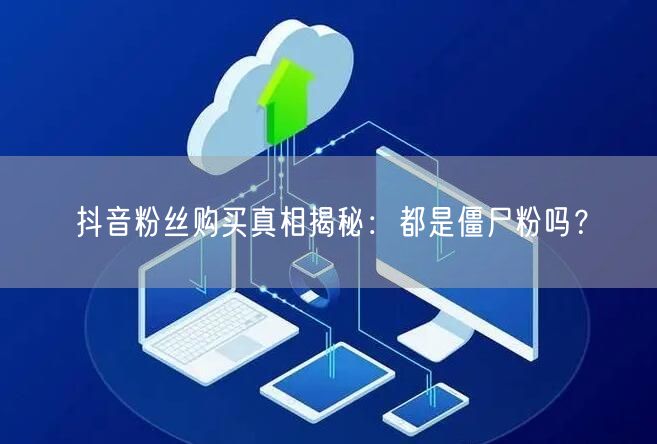 抖音粉丝购买真相揭秘：都是僵尸粉吗？