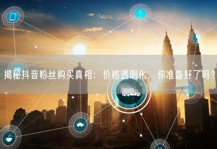 揭秘抖音粉丝购买真相：价格透明化，你准备好了吗？