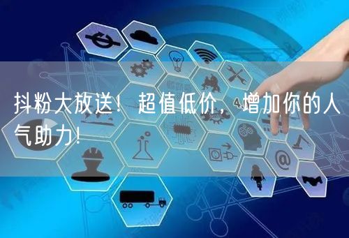 抖粉大放送！超值低价，增加你的人气助力！
