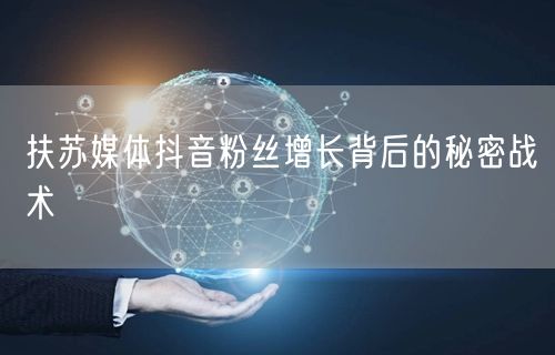 扶苏媒体抖音粉丝增长背后的秘密战术
