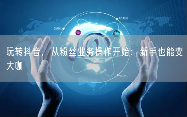玩转抖音，从粉丝业务操作开始：新手也能变大咖
