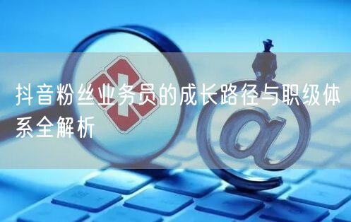 抖音粉丝业务员的成长路径与职级体系全解析