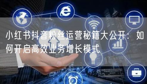 小红书抖音粉丝运营秘籍大公开：如何开启高效业务增长模式
